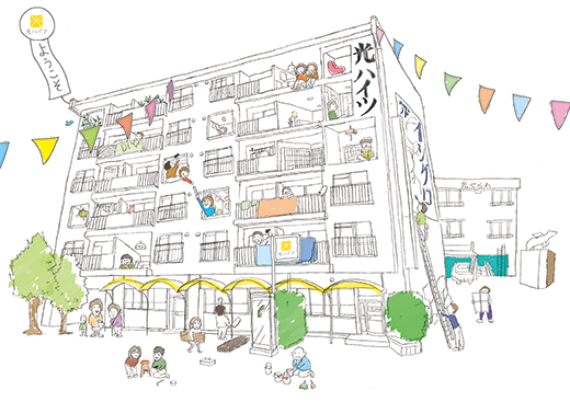 光ハイツ ものづくりビル ものづくりで素敵に暮らす賃貸住宅