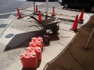 コンクリート打ちの準備