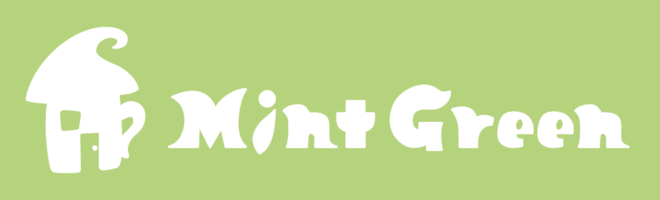 mint green ロゴ