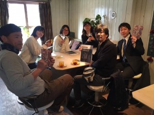 cafe de OLiVEにて