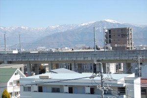602号室南側窓辺より撮影