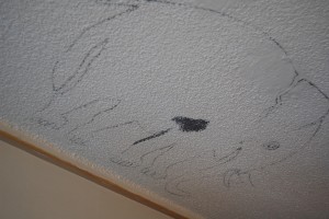 線画が転写されてます