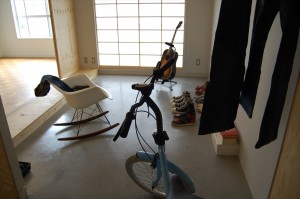 入居者さんはどんな風に、この土間を使うのか。